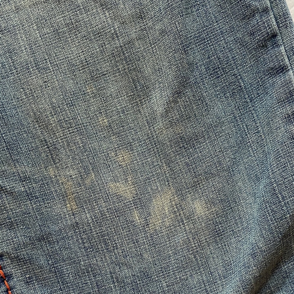 True Religion Mens Jorts Light Blue Denim Shorts with Contrast Stitching - Picture 4 of 4
